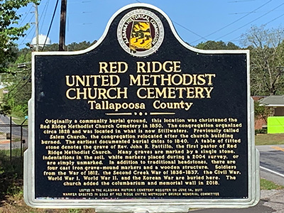 red ridge united methodist church cemetery